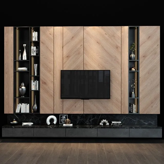 TV shelf 087 3D Model