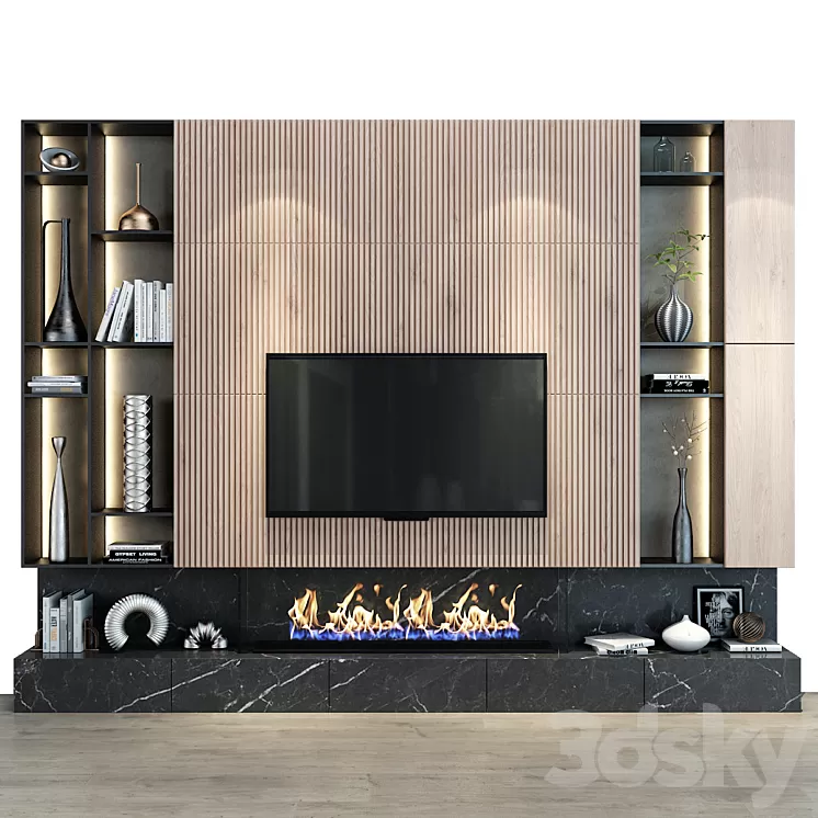 TV shelf 148 3D Model