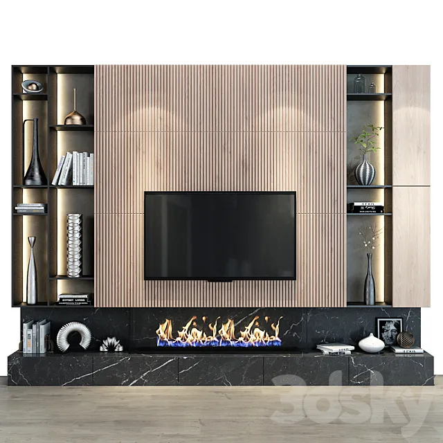 TV shelf 148 3D Model