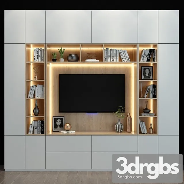 Tv shelf 65 3D Model Free