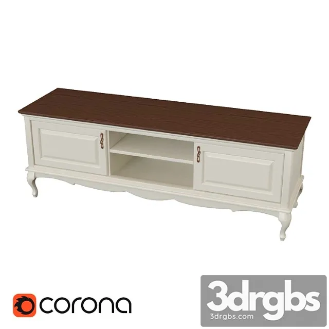 Tv stand 2 3D Model Free