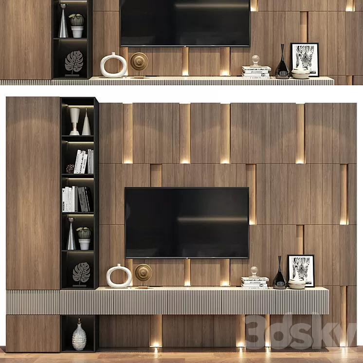 TV stand 27 3D Model Free