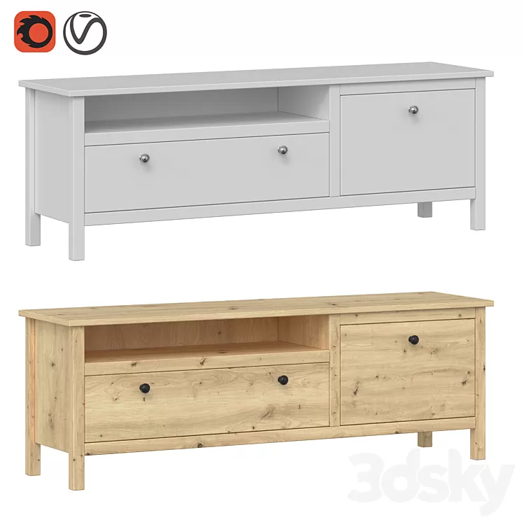 TV stand Helga 3D Model