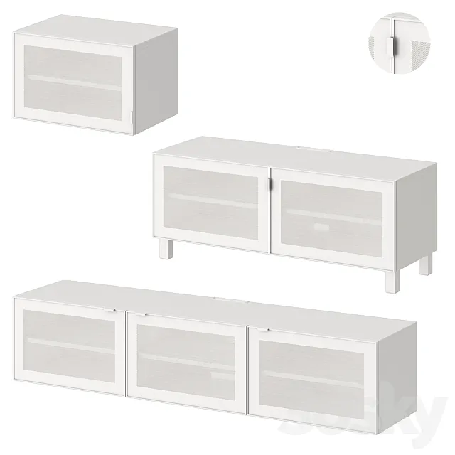 TV stand Ikea Bestå Bestå Mortviken Mortviken 3D Model