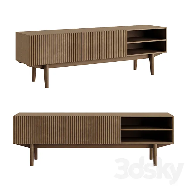 TV stand Kelly brown 3D Model