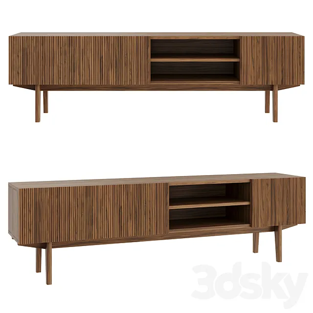 TV Stand Scandi Puzzlemebel 3D Model