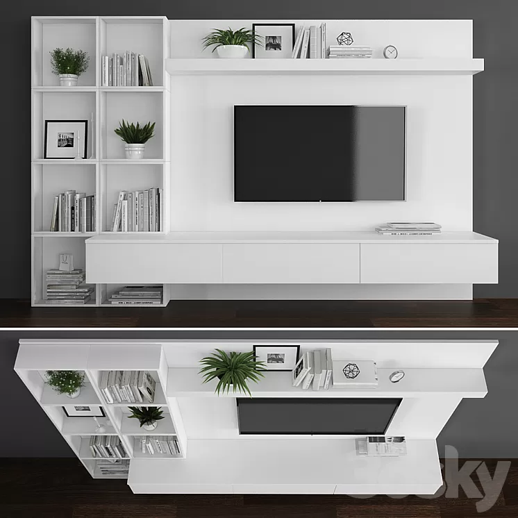 Tv stand set 084