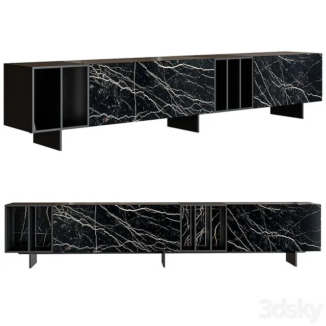 TV stand WALLOVER 3D Model