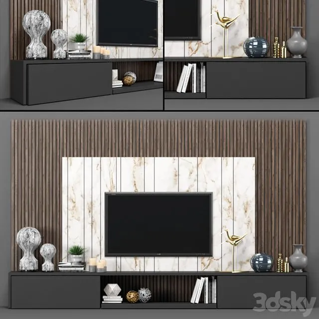 Tv Stand_16 3D Model