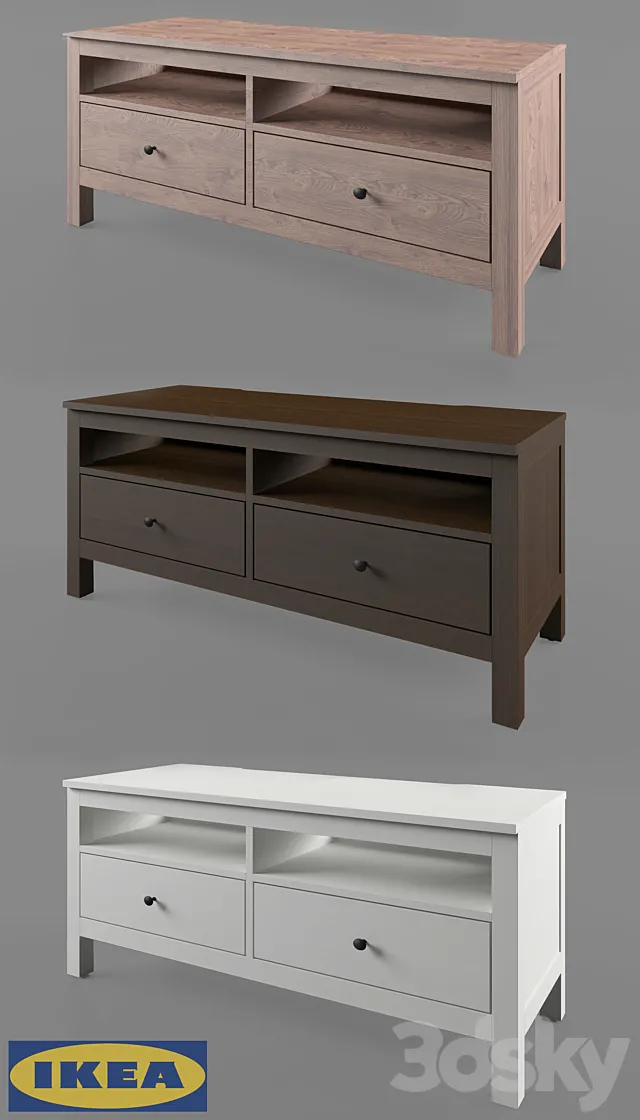 TV-TV. IKEA Hemnes series 3DModel
