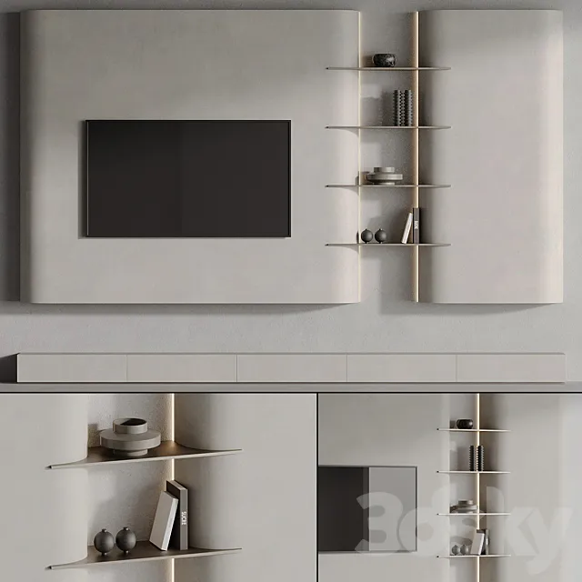 TV wall 002 Free Download