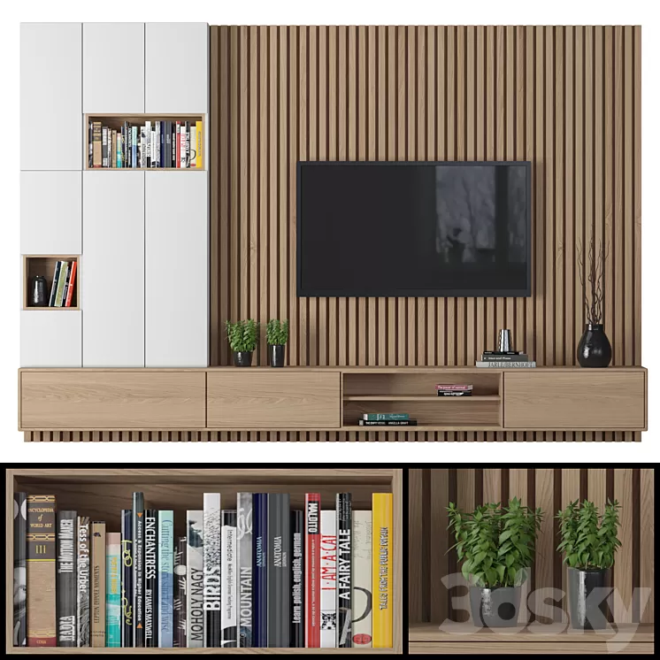 TV Wall 047 3D Model