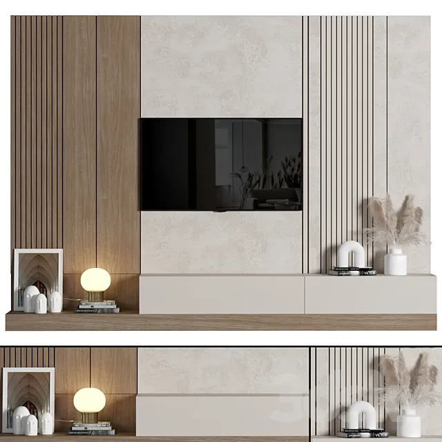 TV Wall 075 3D Model
