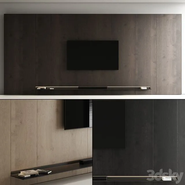 TV Wall 11 3D Model