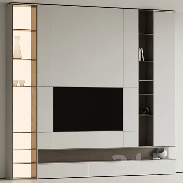 TV wall 14 3D Model