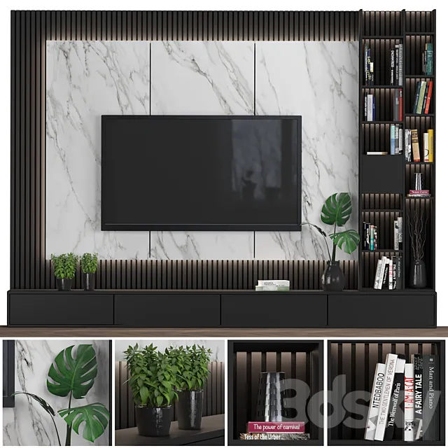 TV Wall 38 3DModel