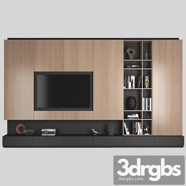 TV Wall 3D Model Free