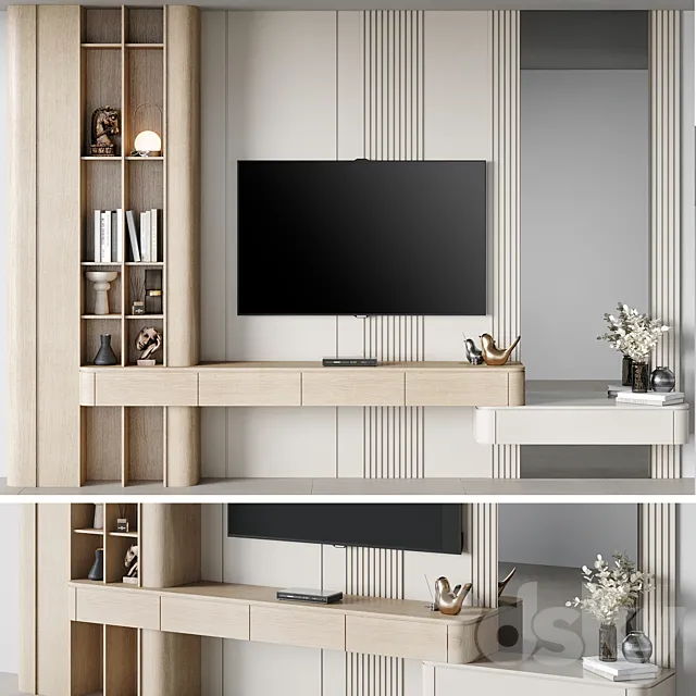 TV Wall 49 3D Model