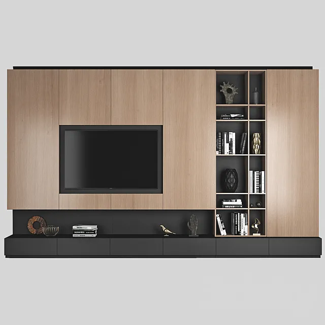 TV Wall 6 3DModel
