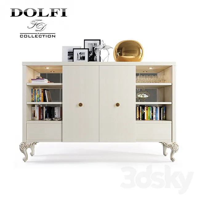TV wall Dolfi FD Collection 3D Model