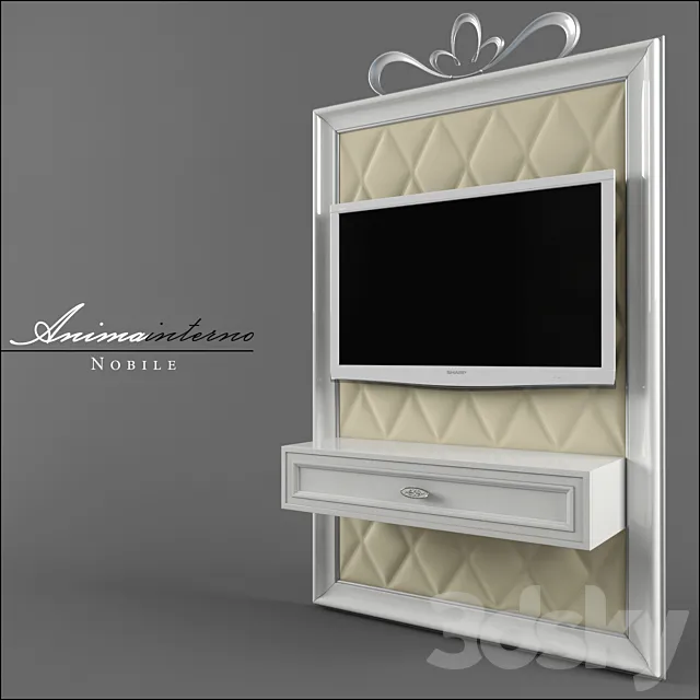TV wall Nobile - Animainterno 3D Model