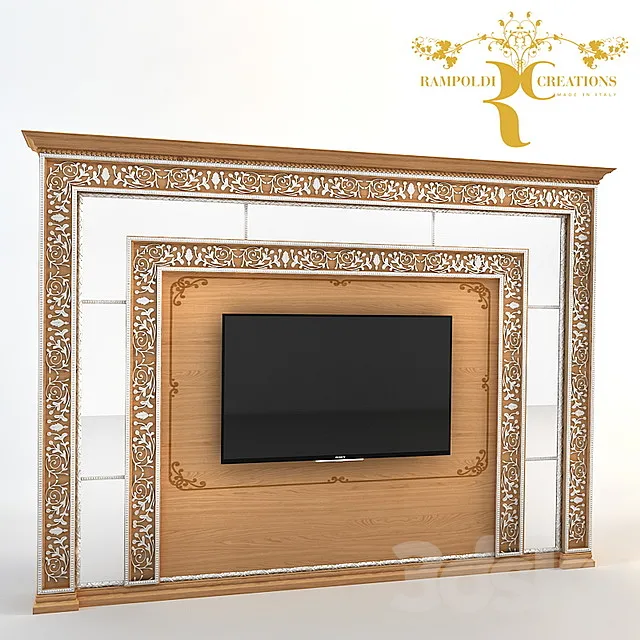 TV wall Rampoldi 3D Model