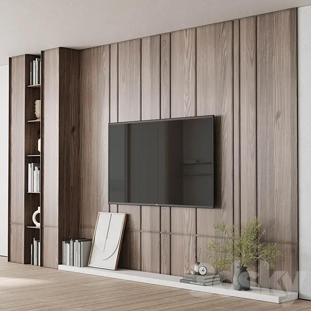 TV Wall Set 13 3D Model