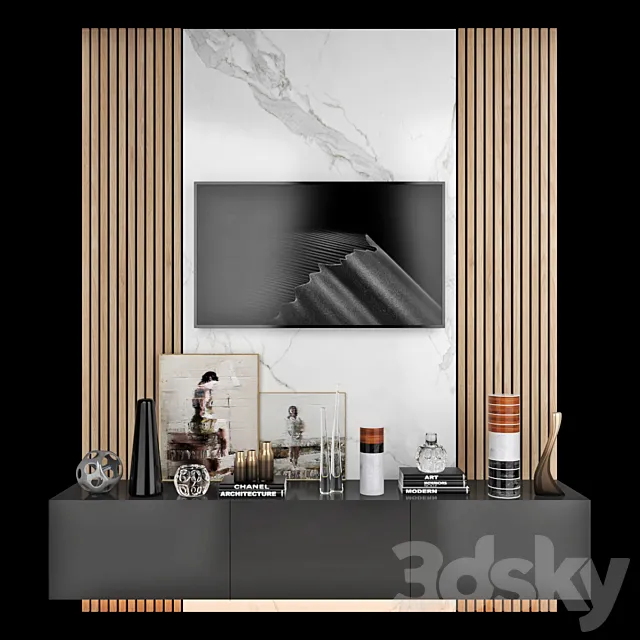 TV Wall | set 20 3DModel