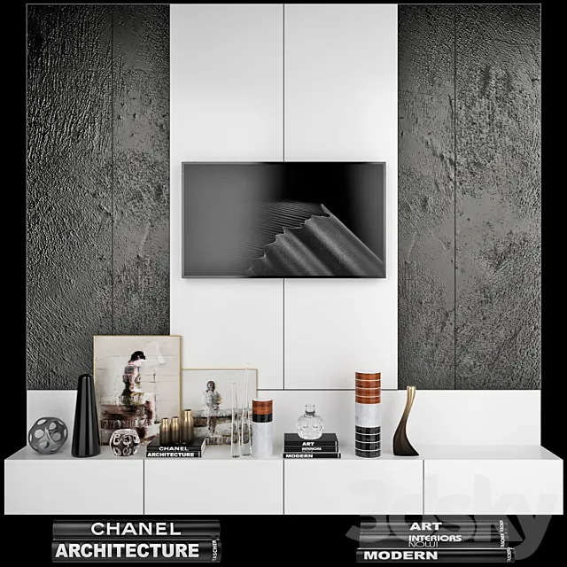 TV Wall | set 29 3D Model