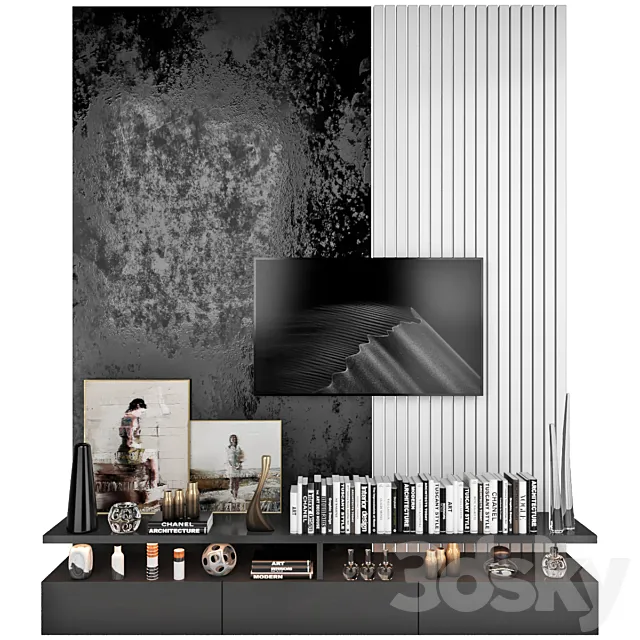 TV Wall | set 37 3D Model