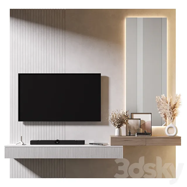 TV Wall | set 913 3D Model
