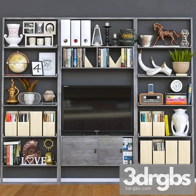 Tvshelf-62 3D Model Free