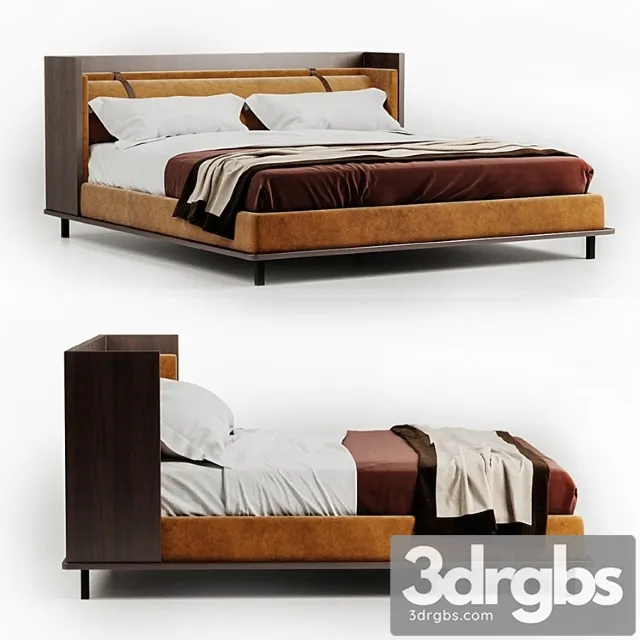 Twelve am bed by molteni & c 2 3D Model Free