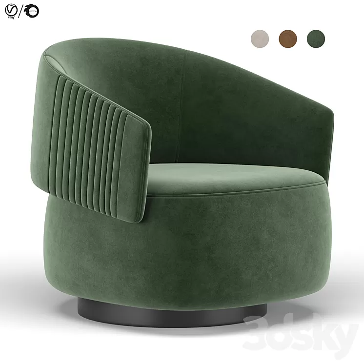 Twibe armchair 3D Model