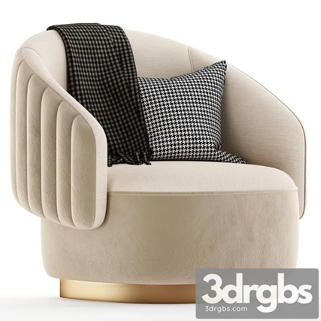 Twibe Swivel Armchair By I4 Mariani 1 3D Model Free