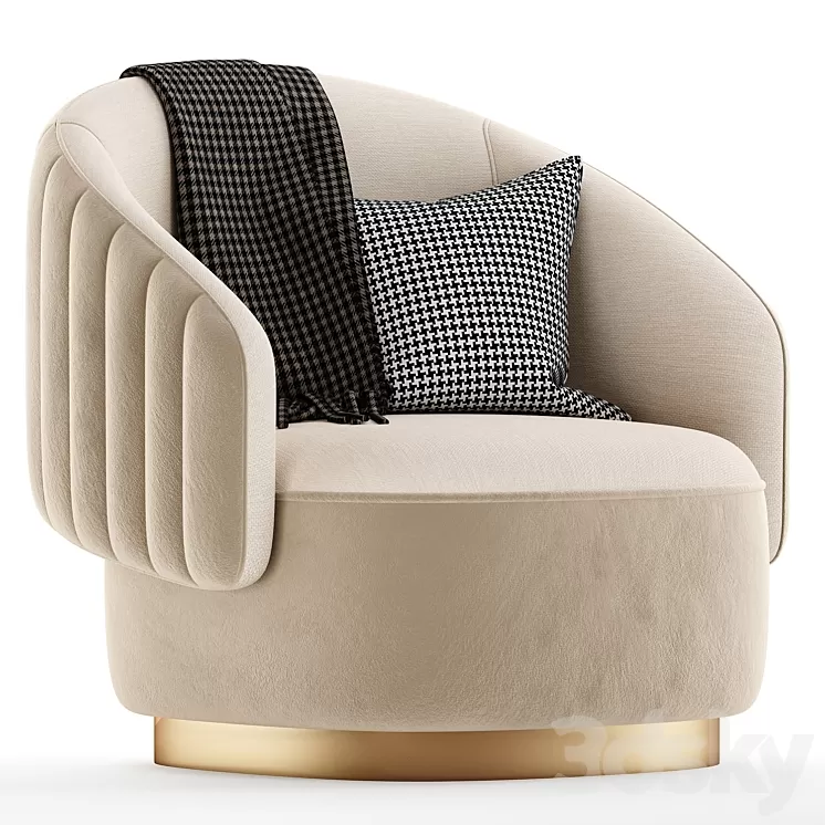 TWIBE Swivel armchair by i4 Mariani 3D Model Free
