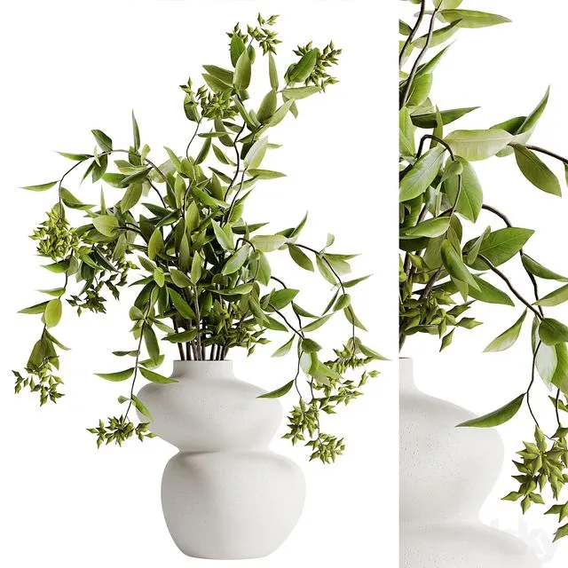 Twig bouquet 08 3D Model