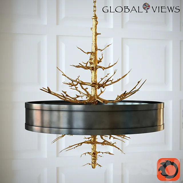 Twig Pendant_Brass on Brass Free Download