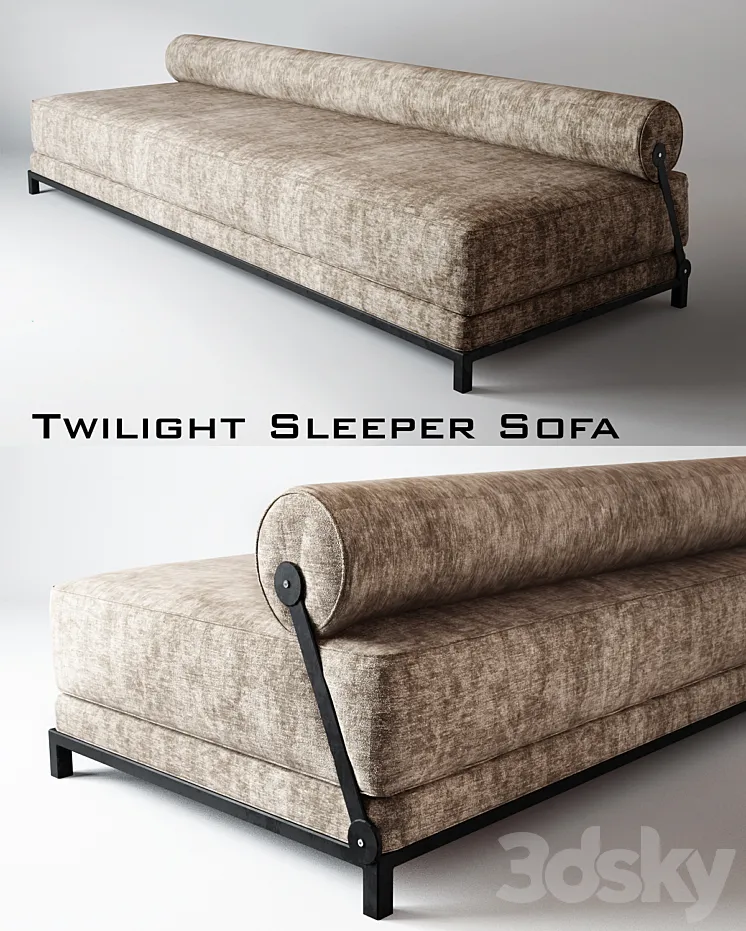 Twilight Sleeper Sofa 3D Model Free