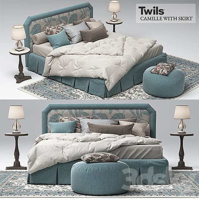 Twils Camille with skirt 3DModel