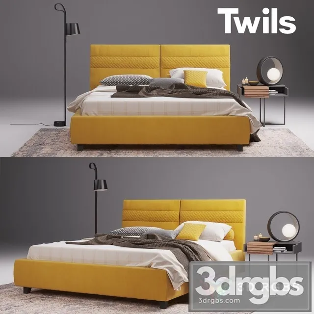 Twils Elliot Bed 3D Model Free
