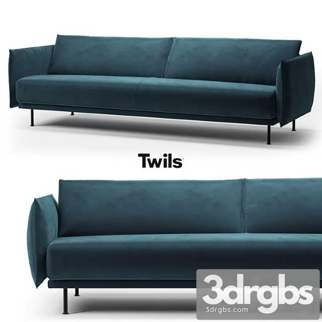Twils Graffiti Sofa 3D Model Free