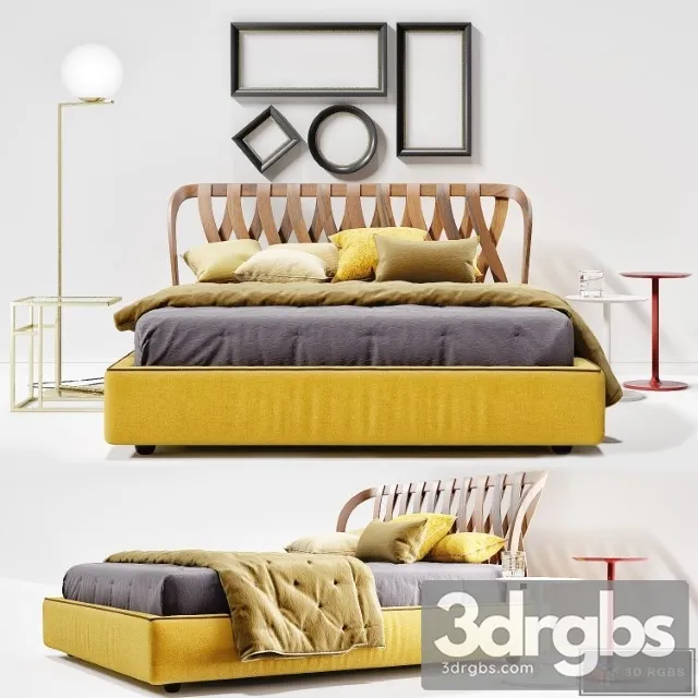Twils Natural Bed 3D Model Free