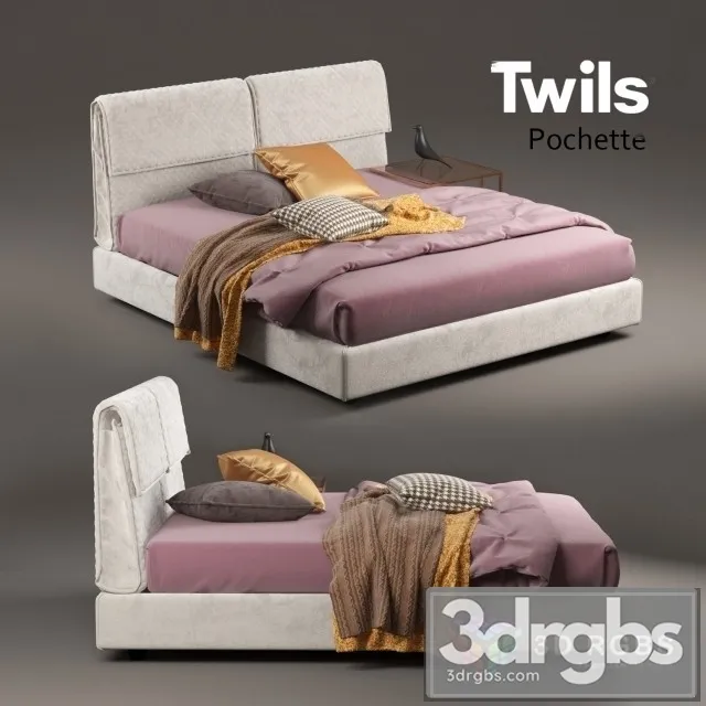 Twils Pochette Bed 3D Model Free