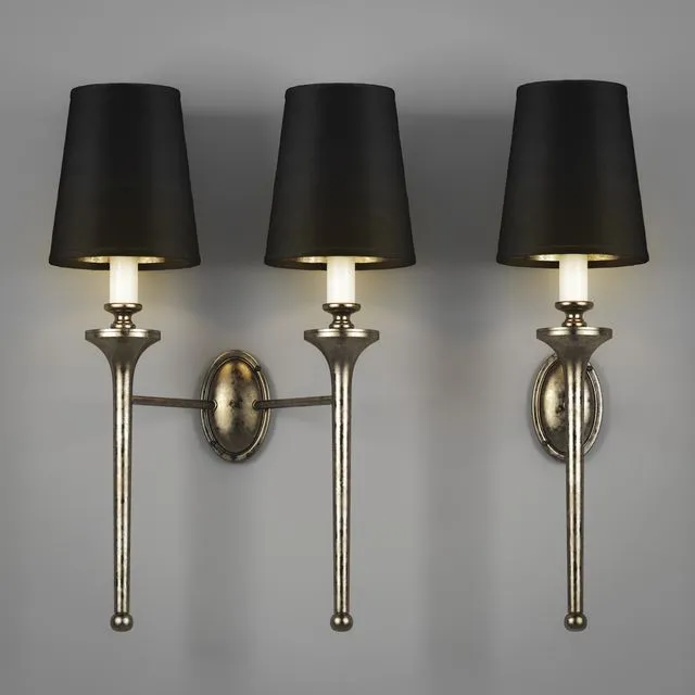Twin Grosvenor Wall Light 3D Model