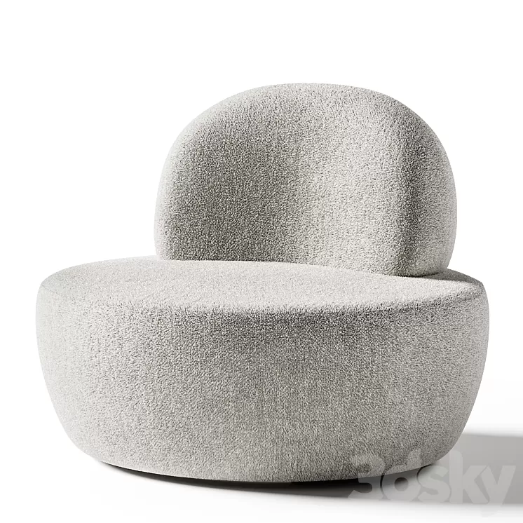 TWIN MOON | Armchair By Missana 3D Model