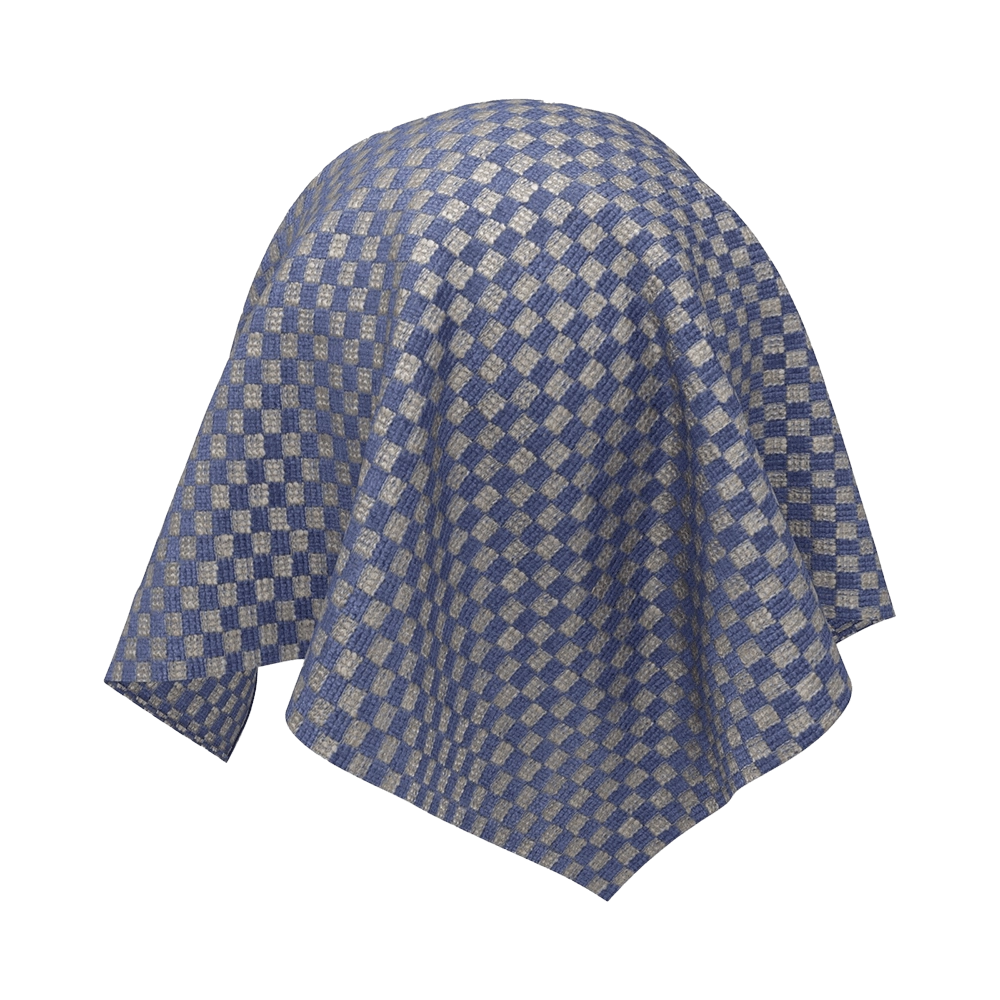 Twinbru - Geometric Blue Jacquard 1864017 3D Model
