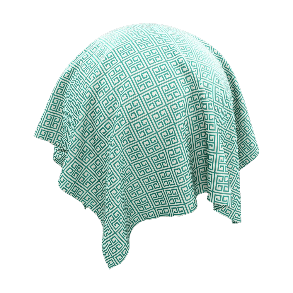 Twinbru - Geometric Green Jacquard 2131791 3D Model