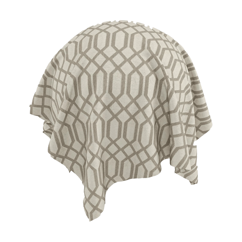 Twinbru - Geometric Natural Jacquard 1464031 3D Model