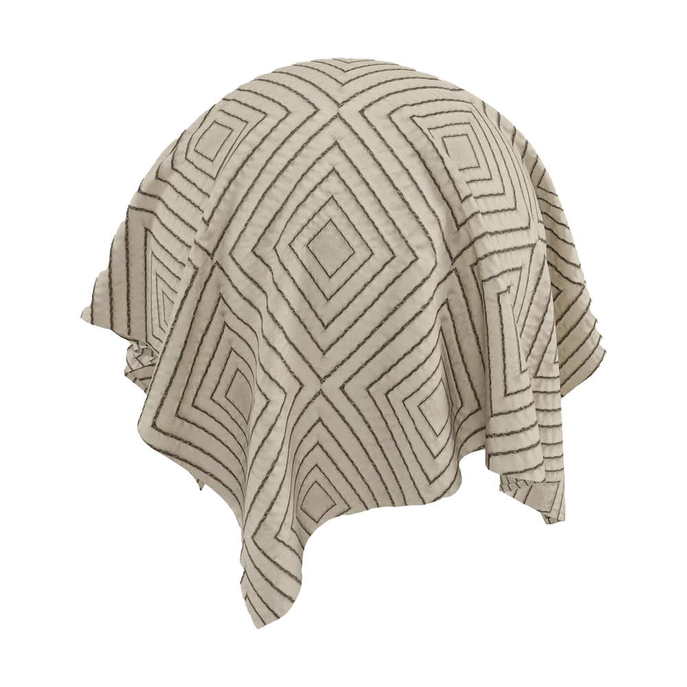 Twinbru - Geometric Natural Jacquard 1862307 3D Model